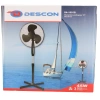 Wentylator stojący DESCON DA-1601B 45W, 16", czarny