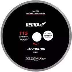 Tarcza diamentowa do glazury  DEDRA HP2101 115mmx22,2mm Dynamic