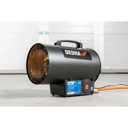 Nagrzewnica gazowa 17kW, czarna DEDRA DED9941A