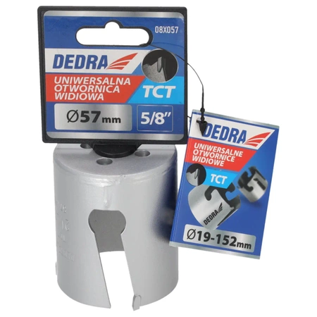 Otwornica uniwersalna TCT  DEDRA 08X057 57mm 5/8''