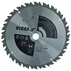 Piła tarczowa do drewna z węglikiem DEDRA HL60036 36 zębów, śr.600x30mm, ogranicznik posuwu, widia