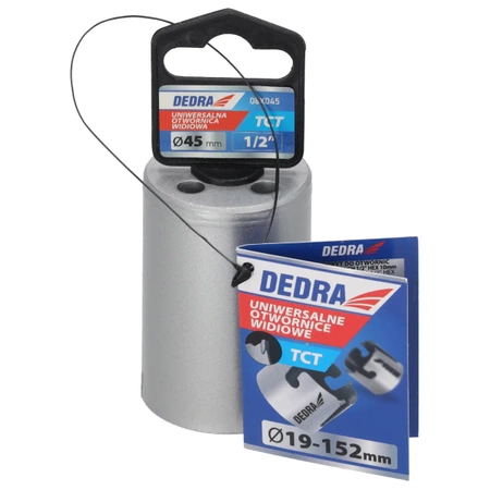 Otwornica uniwersalna TCT  DEDRA 08X045 45mm 5/8''