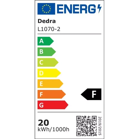 Lampa warsztatowa DEDRA L1070-2 20W SMD LED, Economy, statyw, IP65