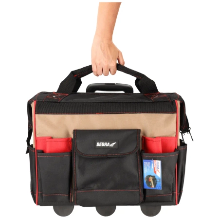 Torba monterska na kołach DEDRA N0050  teleskopowy uchwyt, 45x25x42,5cm