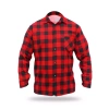 Koszula flanelowa DEDRA BH51F1-L czerwona, rozm.L, 100% bawełna