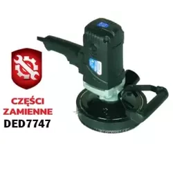 Części zamienne do frezarki do betonu DEDRA DED7747
