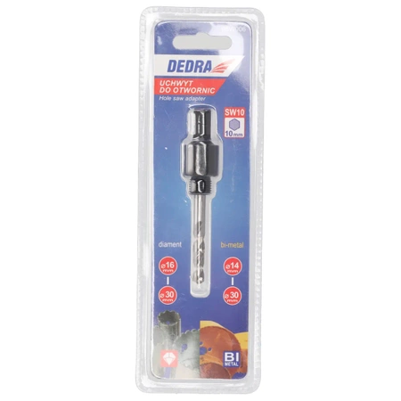 Uchwyt do otwornic DEDRA 08W006 śr.14-30mm SW10