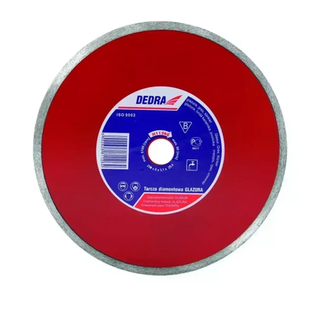 Tarcza diamentowa ciągła do glazury, gresu  DEDRA H1123E 200mmx25,4mm gr.2,1mm