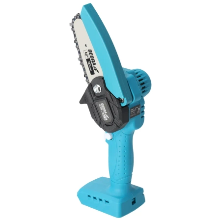 Mini piła łańcuchowa akumulatorowa, mini piła do gałęzi DEDRA SAS+ALL DED6984 18V, prowadnica 4"