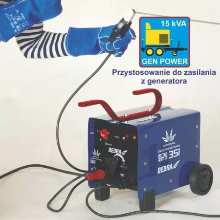 Spawarka transformatorowa DEDRA DESA351 250A 230V/400V