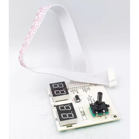 #18 Płytka z elektroniką z  wyświetlaczem BG7-D-5 do nagrzewnicy olejowej DEDRA DED9950