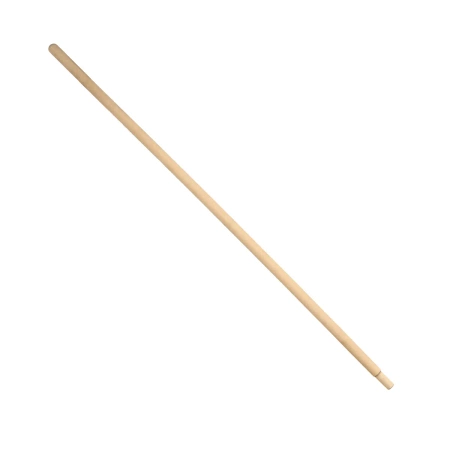 Trzonek drwewniany z podtoczeniem 80C237, do miotły ulicznej, długość 150 cm, średnica 28 mm