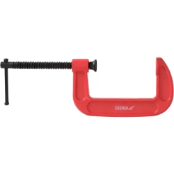Ścisk stolarski typu C DEDRA 12A035 6"/150mm, ścisk z żeliwa i stali