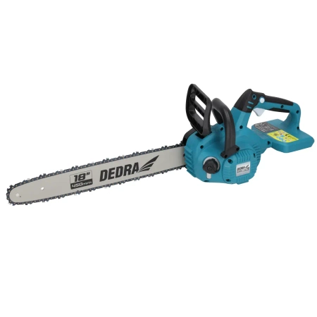 Piła łańcuchowa akumulatorowa 18", 2x 18V, DEDRA SAS+ALL DED7184VA, prowadnica 18"