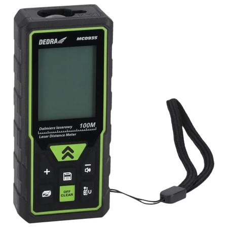 Dalmierz laserowy 100m DEDRA MC0935, dalmierz laserowy do domu