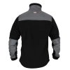 Bluza polarowa ze wstawkami, 280g/m2, rozm.S, czarno-szara, DEDRA BH6PA1-S