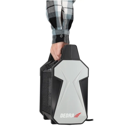 Nagrzewnica elektryczna PTC 3,0kW DEDRA DED9931C4, 7/2000/3000W, 322 m³/h, ceramiczna grzałka