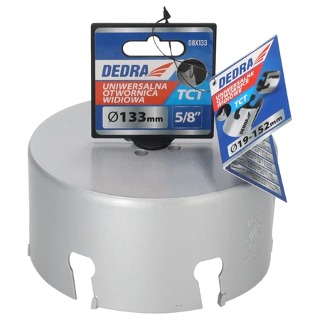 Otwornica uniwersalna TCT  DEDRA 08X133 133mm 5/8''