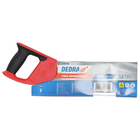 Piła grzbietnica DEDRA 1215 300mm, 12 zębów/cal