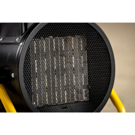 Nagrzewnica elektryczna PTC 3,0kW, okrągła czarna, stojak DEDRA DED9931C ceramiczny element grzejny