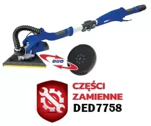 Części zamienne do szlifierki do gipsu DED7758