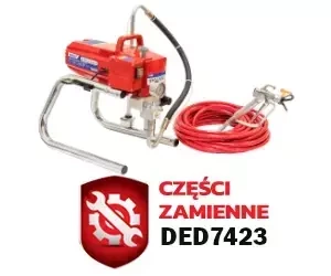 Części zamienne do agregatu malarskiego DEDRA DED7423