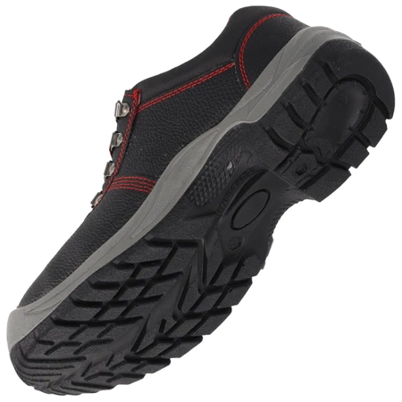 Półbuty bezpieczne, buty BHP  DEDRA BH9P1A-38 skórzane, rozmiar: 38, kat.S1P SRC