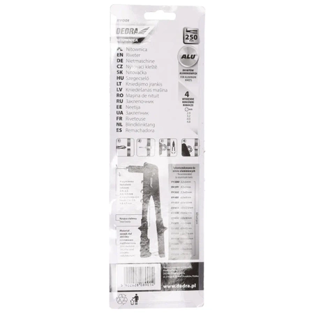 Nitownica do nitów aluminiowych DEDRA 11Y001 długość 250mm