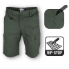 Szorty robocze, krótkie spodnie robocze, DEDRA BH31AST-XL, rip-stop + spandex, rozm. XL, gramatura 220g/m2, ciemnozielone