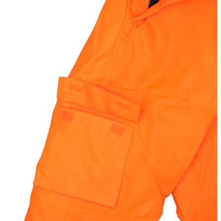 Spodnie ocieplane ogrodniczki DEDRA BH80SO2-XL rozmiar XL, pomarańczowe