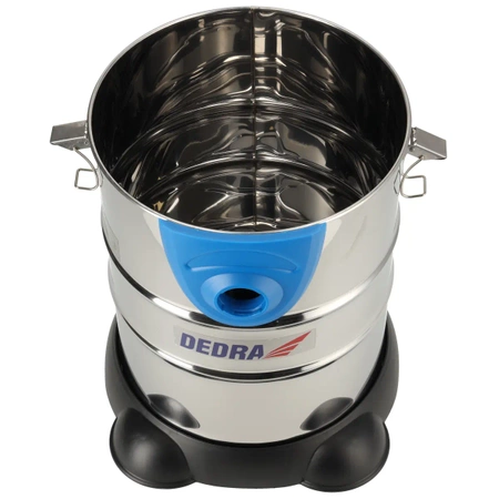Odkurzacz do pracy na mokro i sucho DEDRA DED6606 1600W, 30L, do pracy z gipsem, otrzepywanie filtra