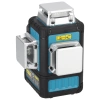 Multilaser 3D, poziomica laserowa 3D, DEDRA SAS+ALL DED6910 zielony laser, OSRAM