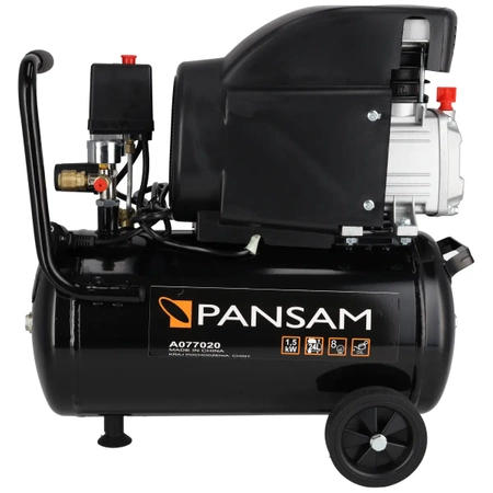 Sprężarka, kompresor 24L PANSAM A077020 olejowy 1500W 8 bar