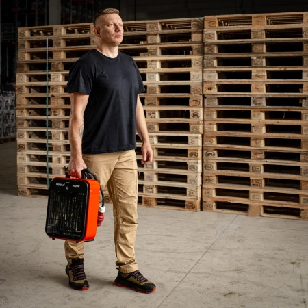 Nagrzewnica elektryczna 9kW, 400V, slim DEDRA DED9924B