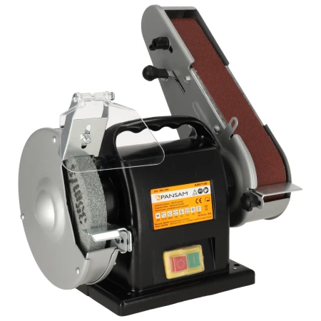 Szlifierka stołowa z taśmą A067140 PANSAM 200W, 150x20mm, do pracy na sucho
