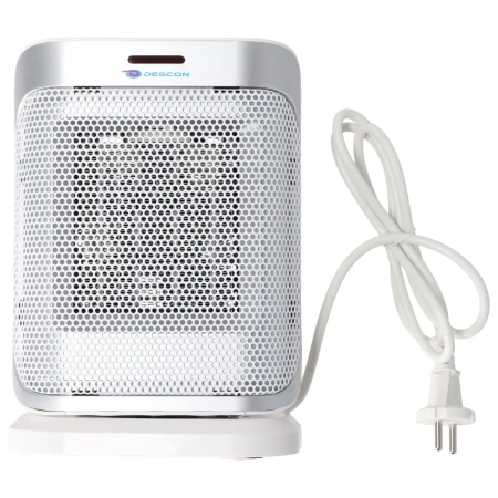 Termowentylator ceramiczny z oscylacją biało-srebrny DESCON DA-T184CS 1500W