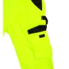 Spodnie ochronne ogrodniczki DEDRA BH81SO1-XXL odblaskowe rozmiar XXL, żółte
