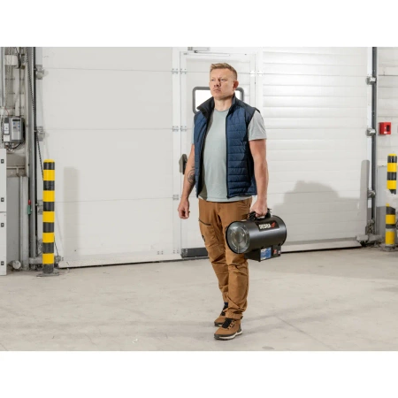 Nagrzewnica gazowa 17kW, czarna DEDRA DED9941A