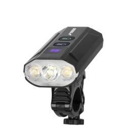 Lampka rowerowa przednia, latarka rowerowa DEDRA L0931, POWER BANK, USB-C, dioda LED 1200lm