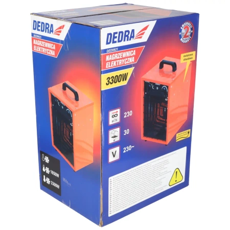 Nagrzewnica elektryczna 3,3kW DEDRA DED9921