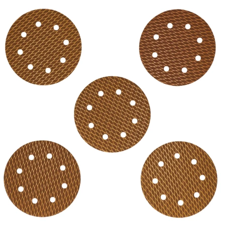 Tarczki ścierne Anti-clog 180mm, #240, rzep, zestaw 5szt, DEDRA DED7764R08