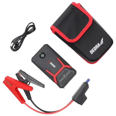 Power-bank z funkcją rozruchu silnika, booster, jump starter DEDRA DEPP0800, Li-Ion 8000mAh