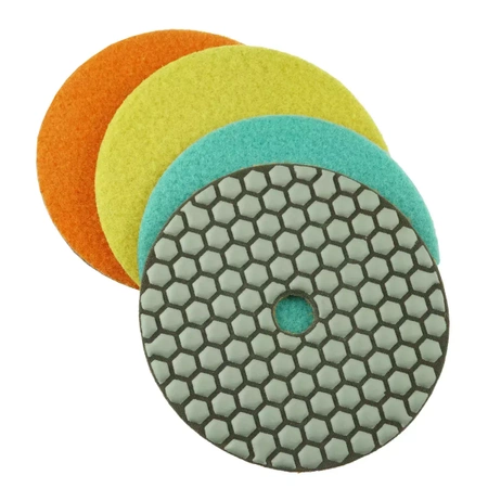 Elastyczny, diamentowy dysk polerski 150mm DEDRA H15H0100 gr.0100, do pracy na sucho