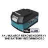 Szlifierka kątowa akumulatorowa 18V, DEDRA SAS+ALL DED7050 125mm, 9500 obr/min