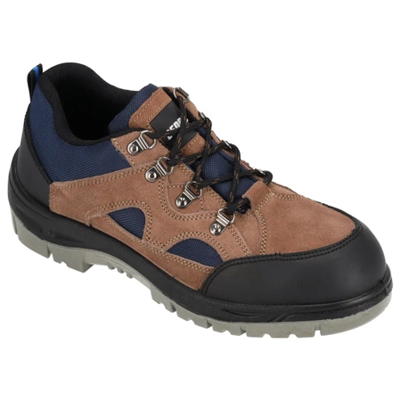 Półbuty bezpieczne, buty BHP  DEDRA BH9P2-44 zamszowe, rozmiar: 44, kat.S1 SRC