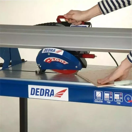 Przecinarka do glazury, maszyna do cięcia DEDRA DED7827 800W tarcza 200mm dł. cięcia max 650mm, głowica przesuwna