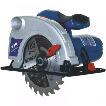 Pilarka ręczna tarczowa DEDRA DED7925 1500W, 185mm, max. głębokość cięcia 66mm