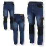 Spodnie jeans, dżinsy robocze, spodnie z denimu DEDRA BH45SP-L gramatura 280g/m2, rozmiar L