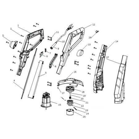 Części zamienne do podkaszarki DEDRA DED8696