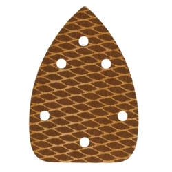 Papier ścierny delta Anti-clog #120, 140x140x80mm, rzep, 5szt, DEDRA DED7941R4